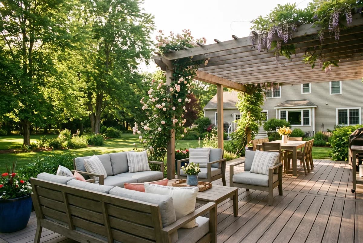 Beat the Heat: Adding Pergolas and Built-In Shade to Your Summer CT Deck Project
