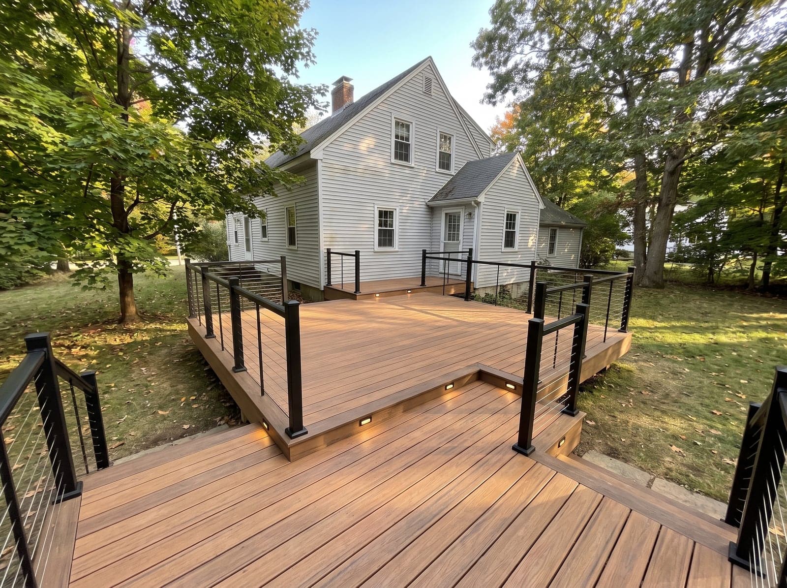Deck Building — before and after