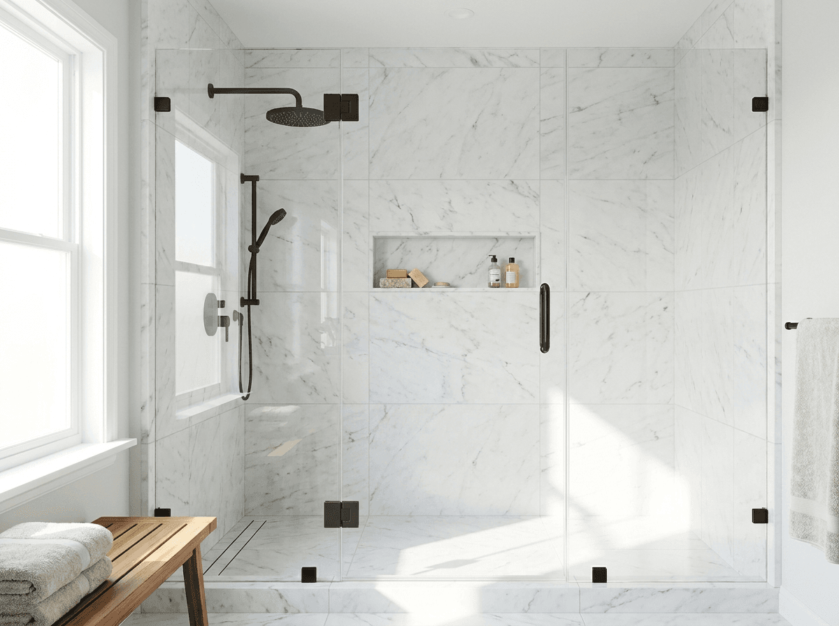 Tub-to-Shower Conversion in Darien, CT