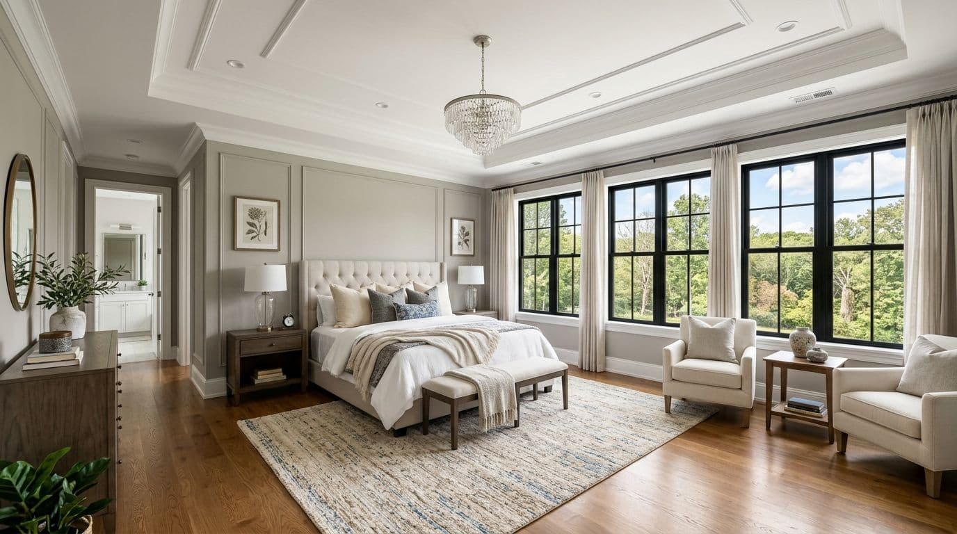 Darien family room addition — bathroom remodel by Omega Development