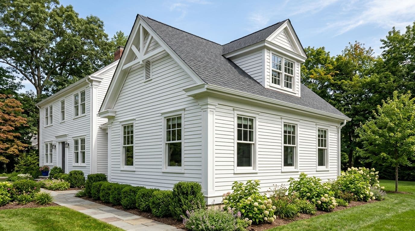 Darien home addition design — bathroom remodel by Omega Development