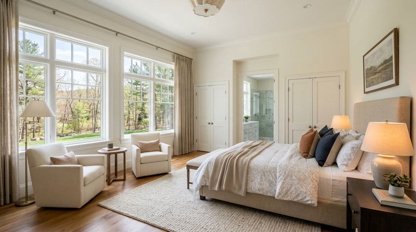 Shelton family room addition — bathroom remodel by Omega Development