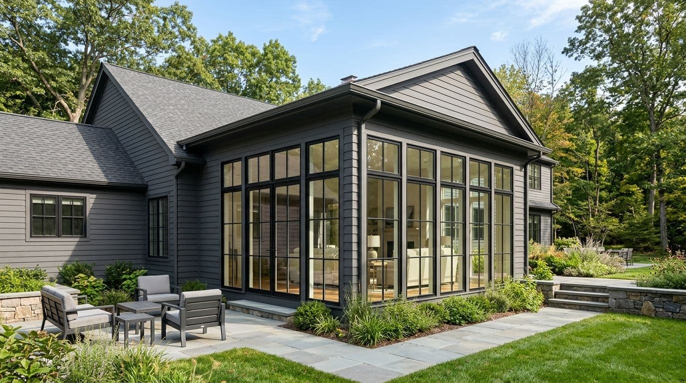 Stamford home addition design — bathroom remodel by Omega Development