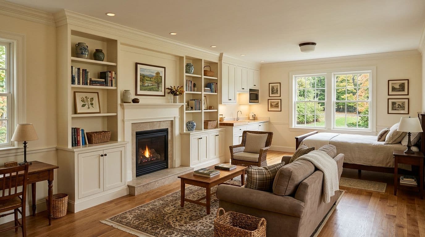 Wilton in-law suite — bathroom remodel by Omega Development