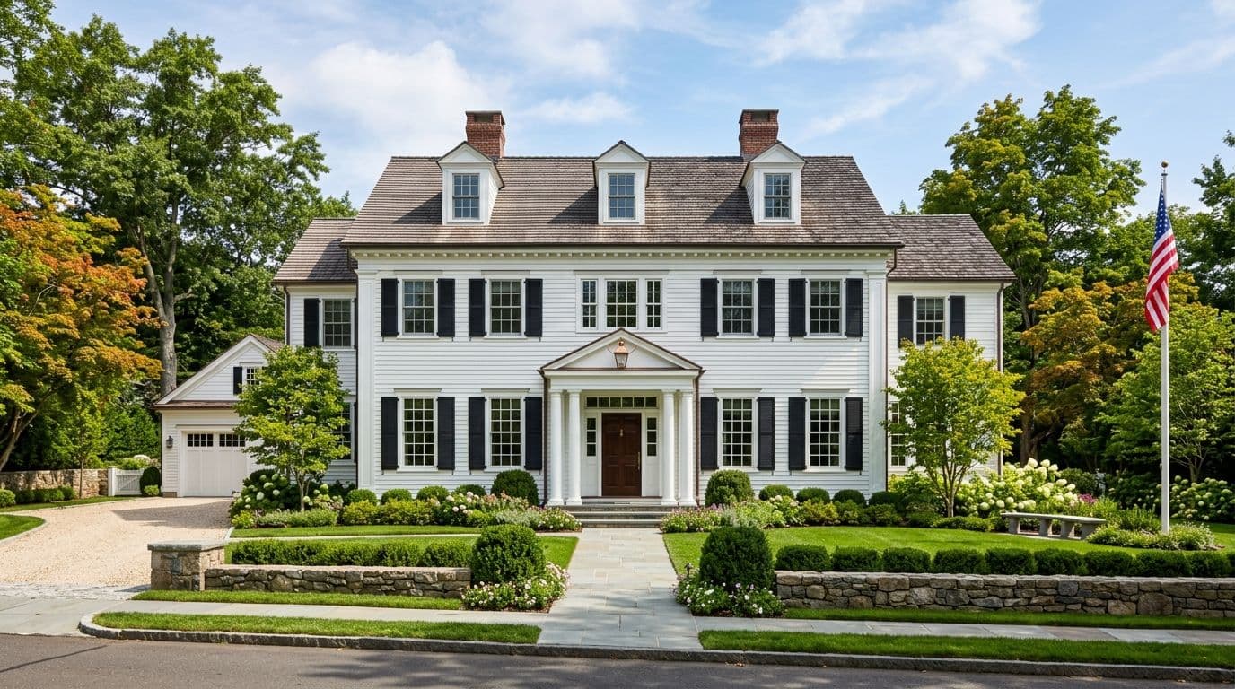 Ridgefield custom home exterior — bathroom remodel by Omega Development