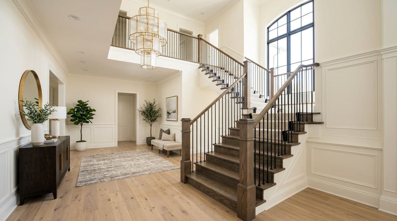 Trumbull home design — bathroom remodel by Omega Development