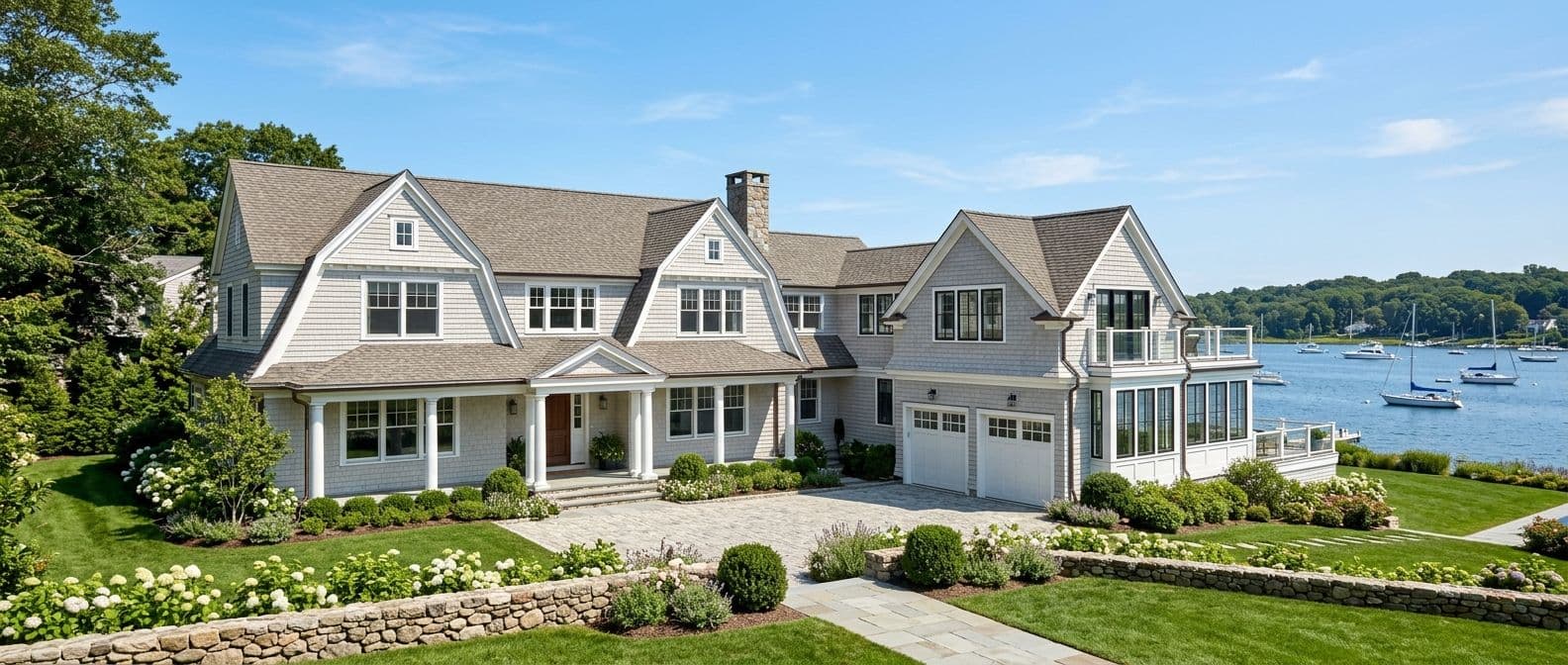 Home addition in Cos Cob, CT — before and after
