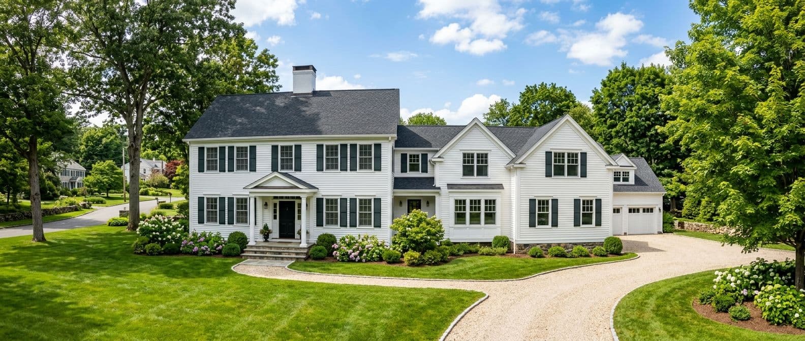 Home addition in Easton, CT — before and after