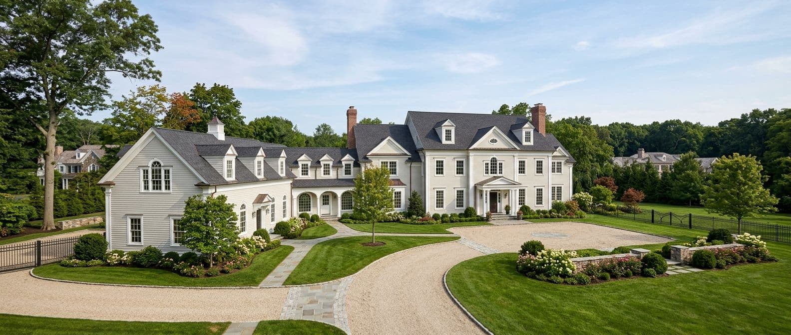 Home addition in Greenwich, CT — before and after