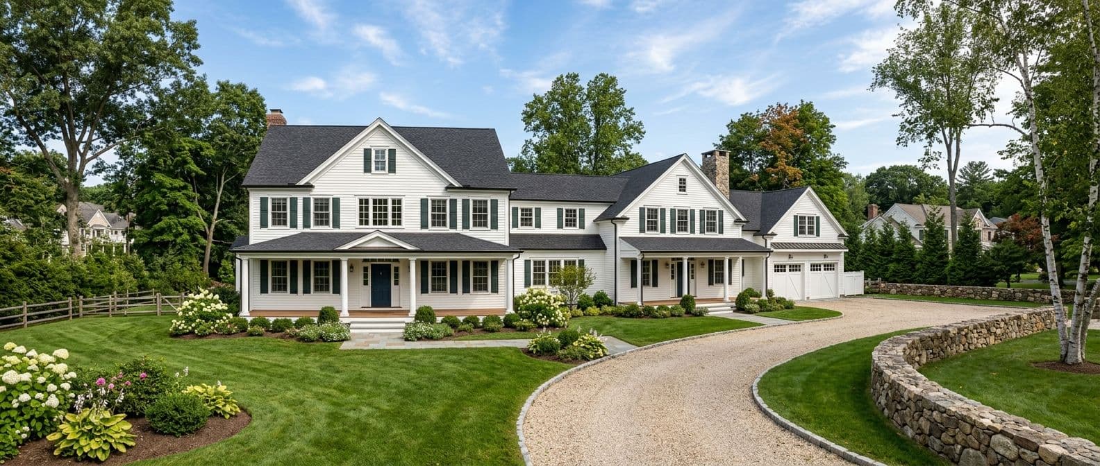 Home addition in Ridgefield, CT — before and after