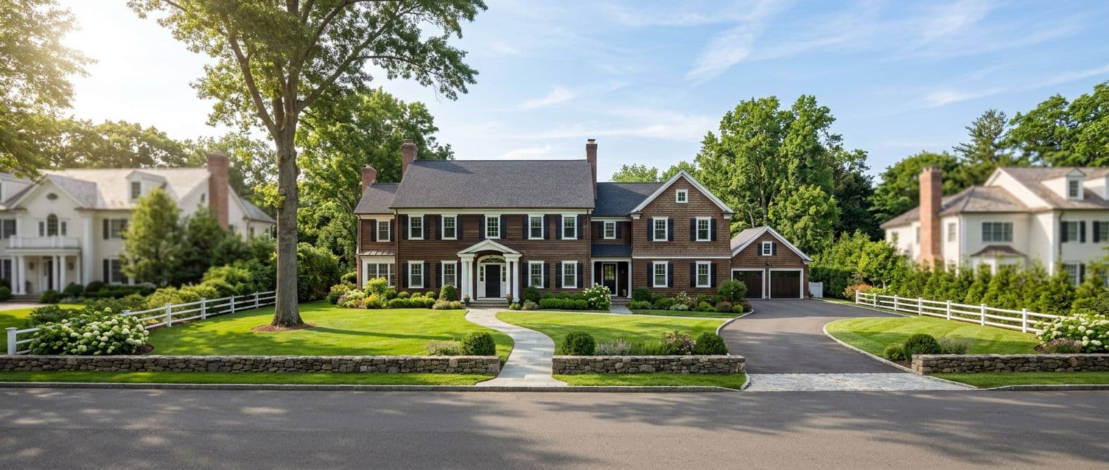 Home addition in Darien, CT — before and after