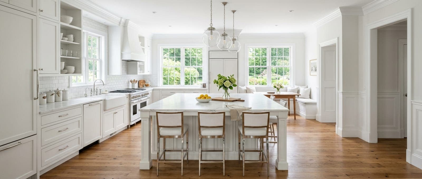 Kitchen remodel in Fairfield, CT — before and after