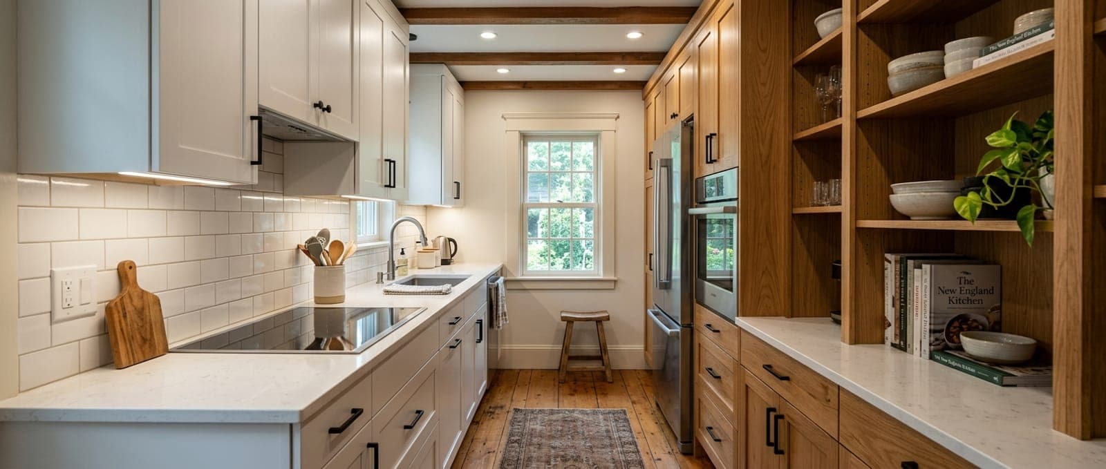Galley Kitchen — bathroom remodel by Omega Development