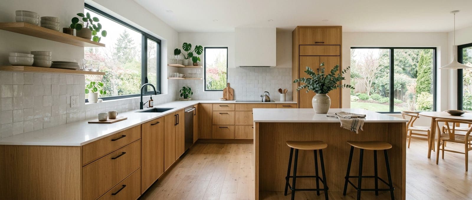Scandinavian Kitchen — bathroom remodel by Omega Development