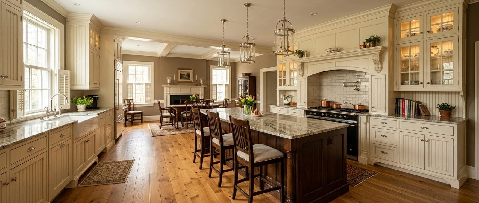Classic Traditional Kitchen — bathroom remodel by Omega Development
