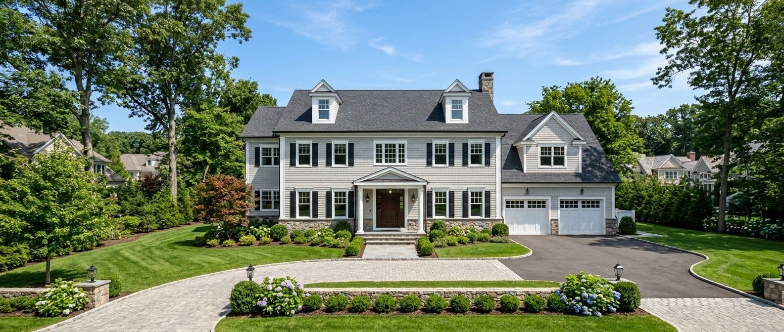 New home construction in Shelton, CT — teardown before and after
