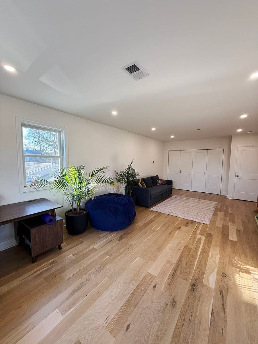 Natural Stone Floor — bathroom remodel by Omega Development