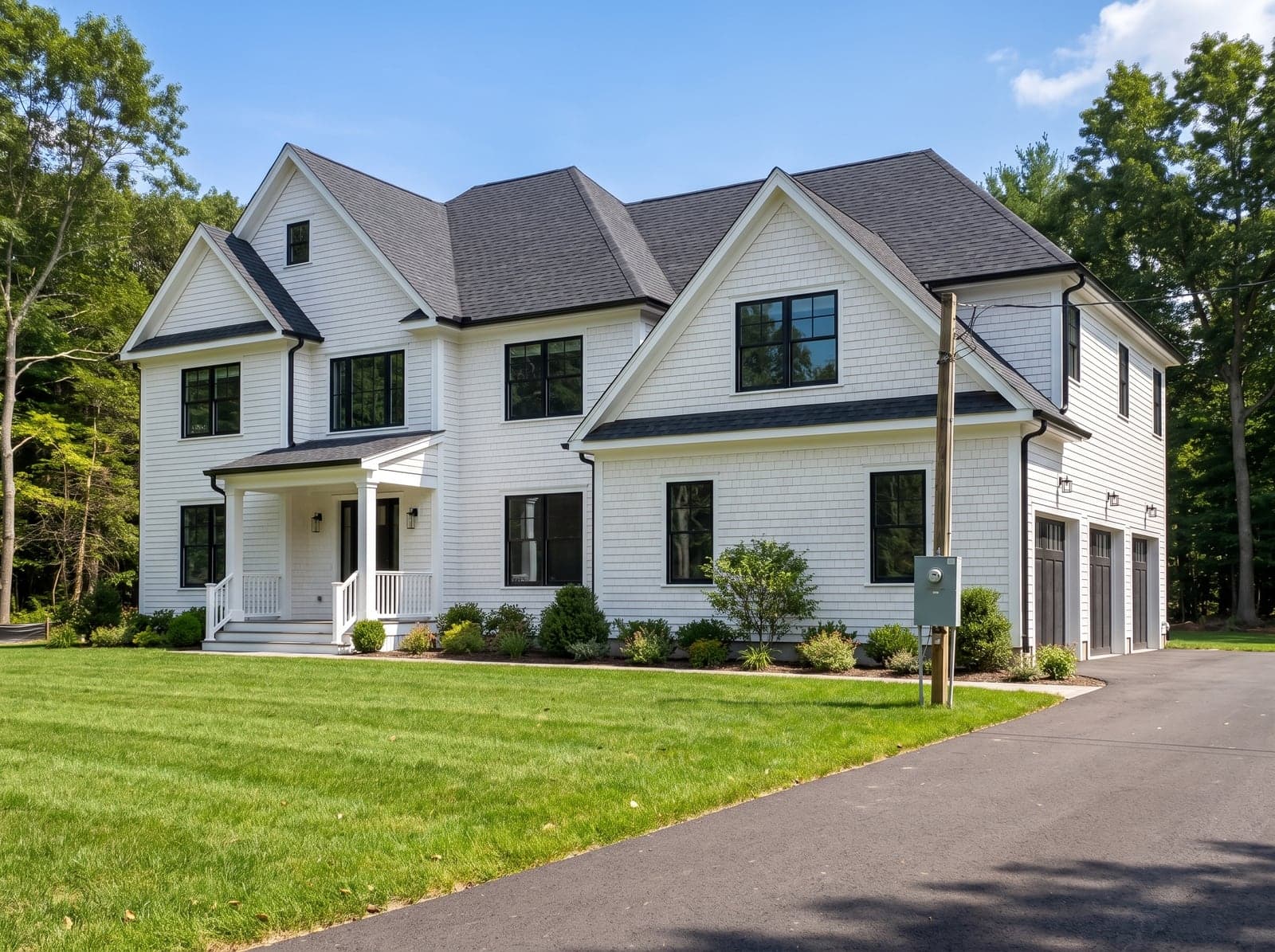 New Construction — before and after