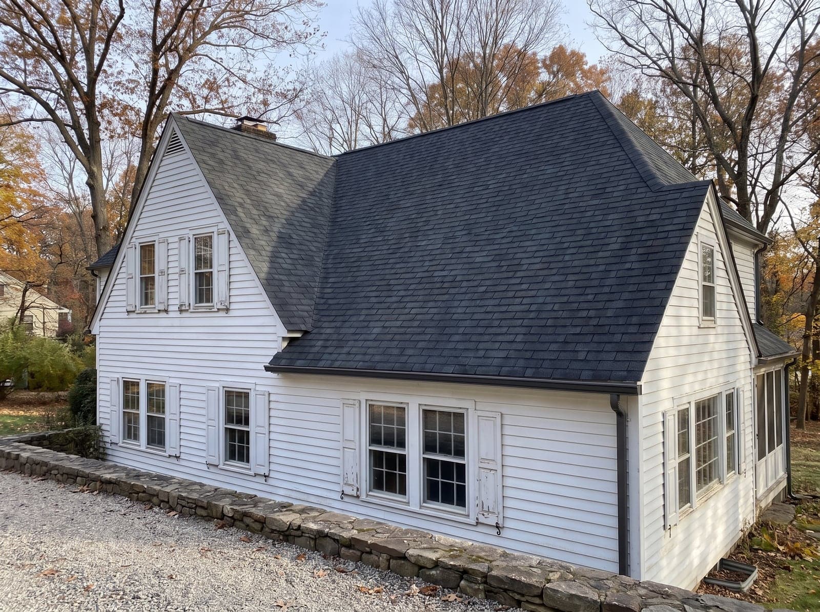 Roofing — before and after