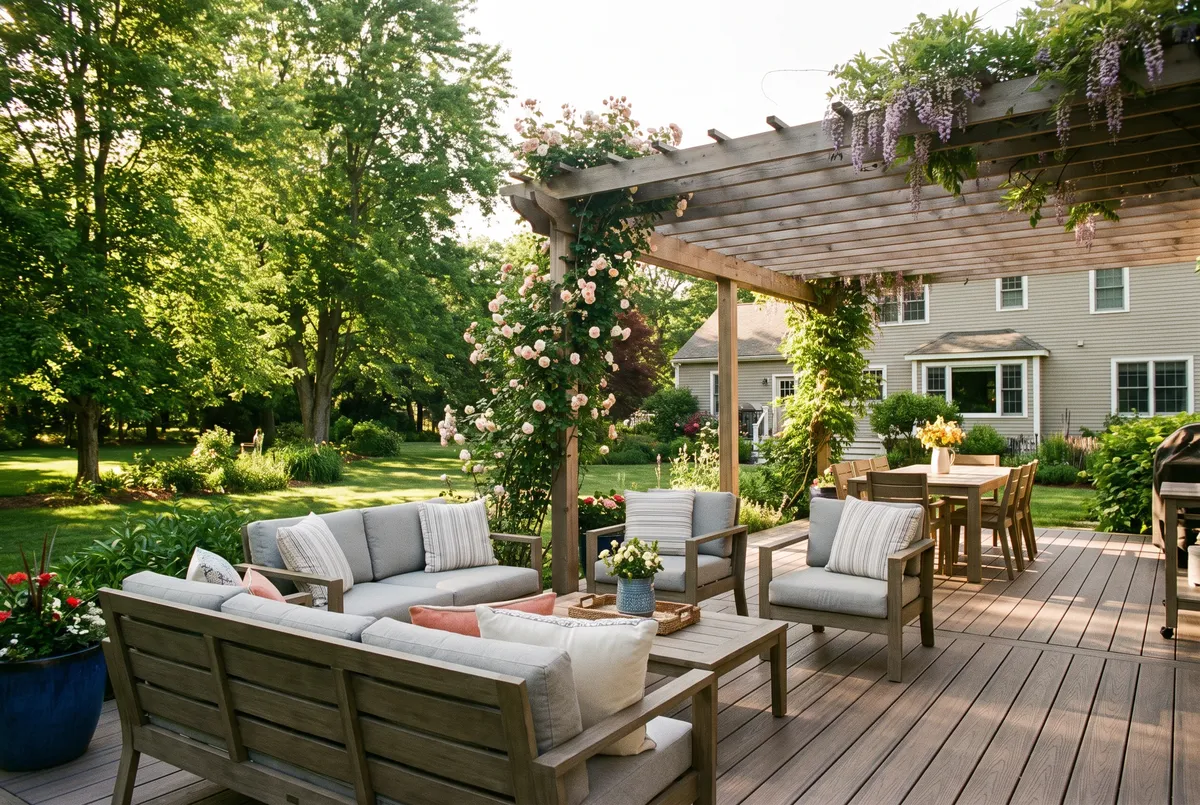 Beat the Heat: Adding Pergolas and Built-In Shade to Your Summer CT Deck Project