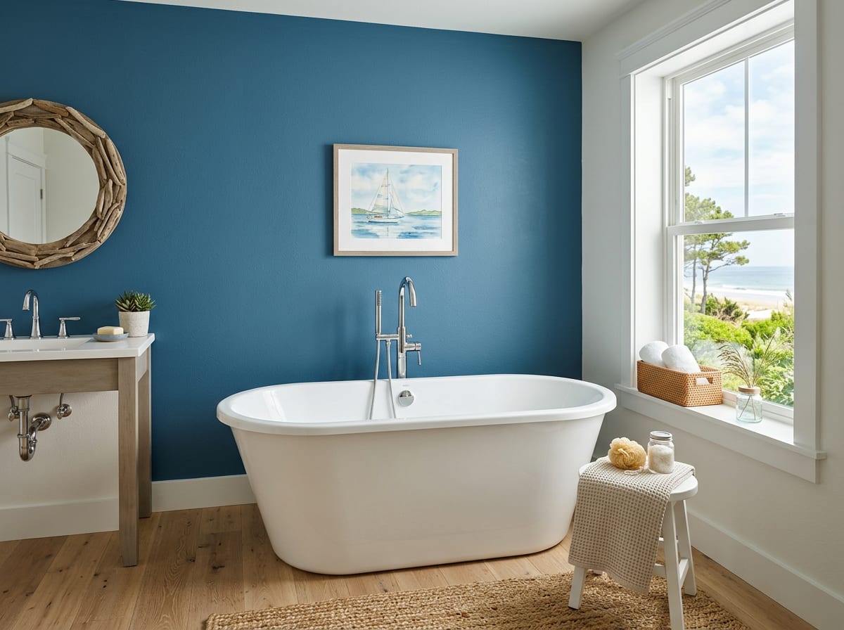 Soaking tub — bathroom design idea