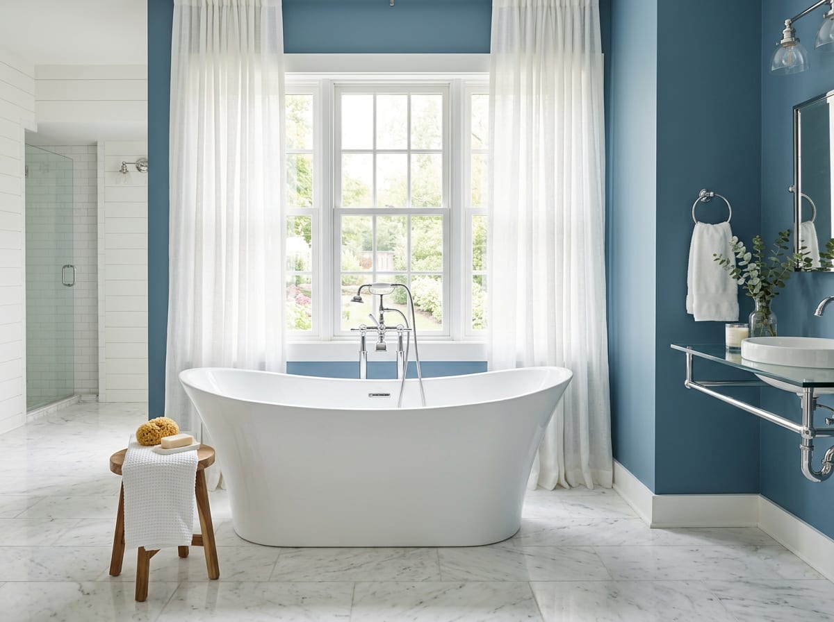 Soaking tub — bathroom design idea