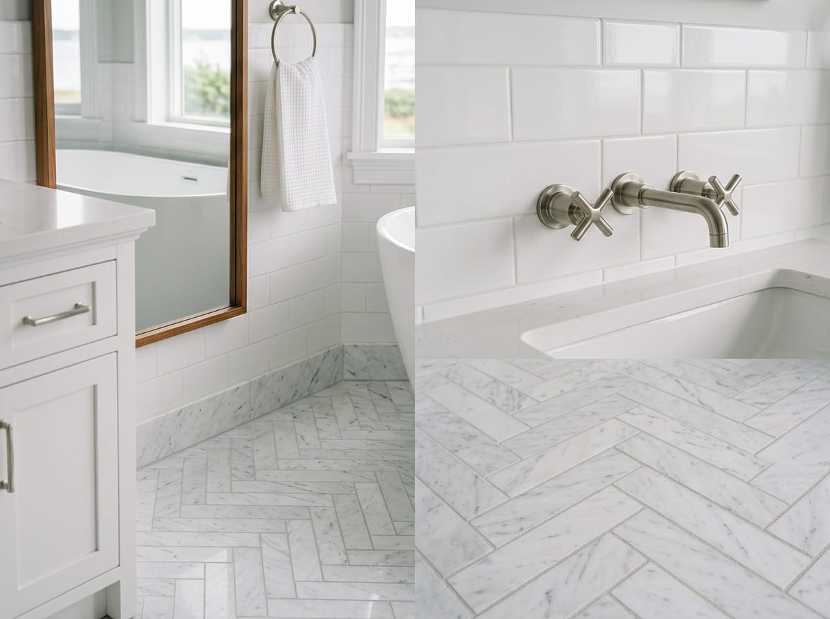 Tile & finishes — bathroom design idea