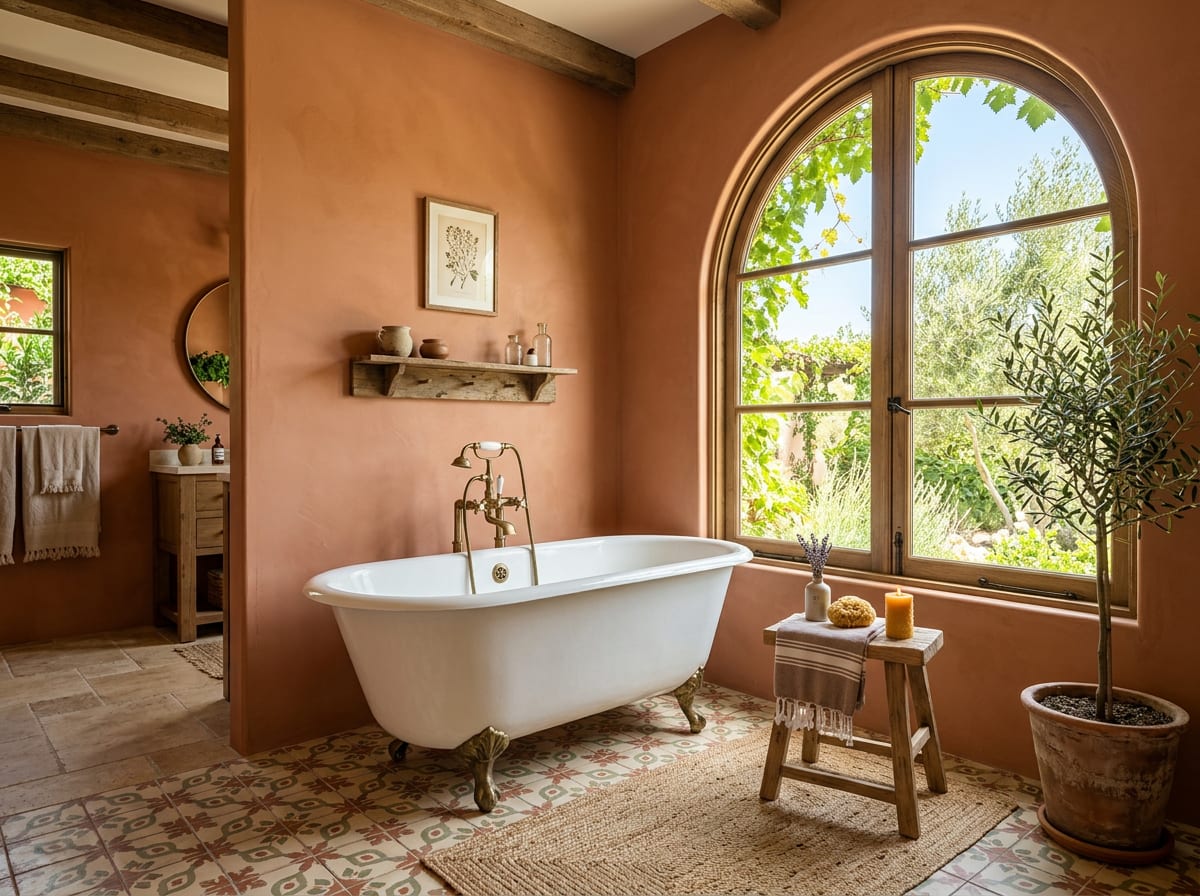 Soaking tub — bathroom design idea