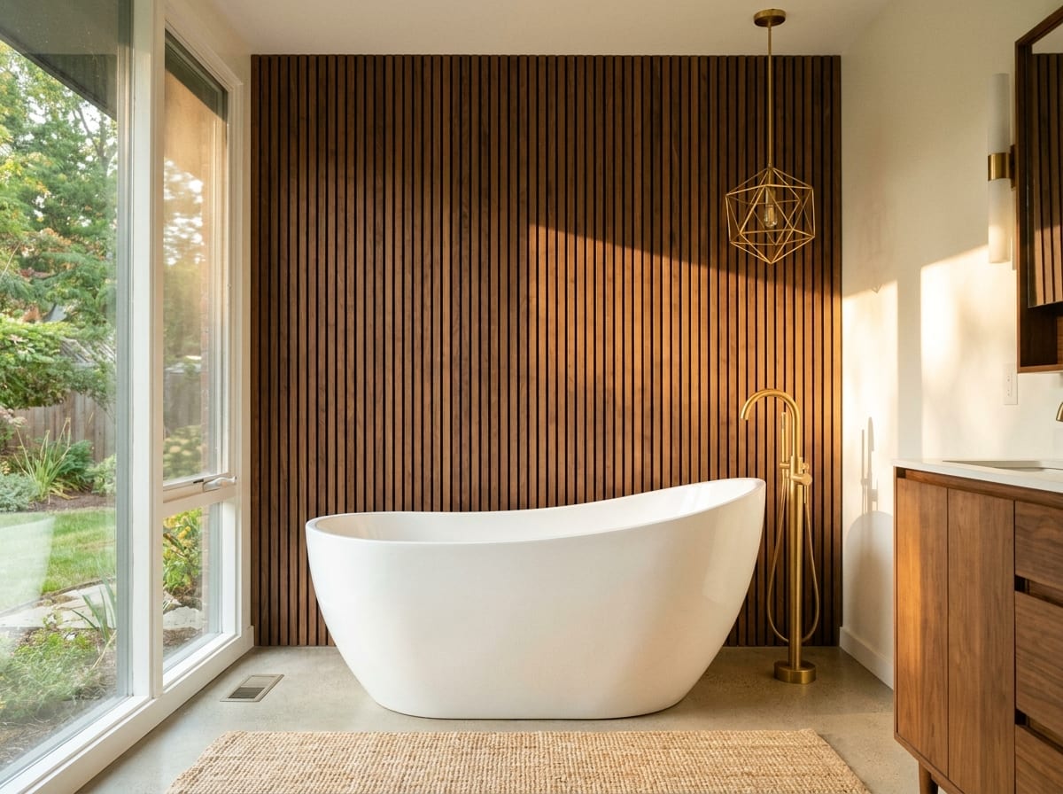 Soaking tub — bathroom design idea