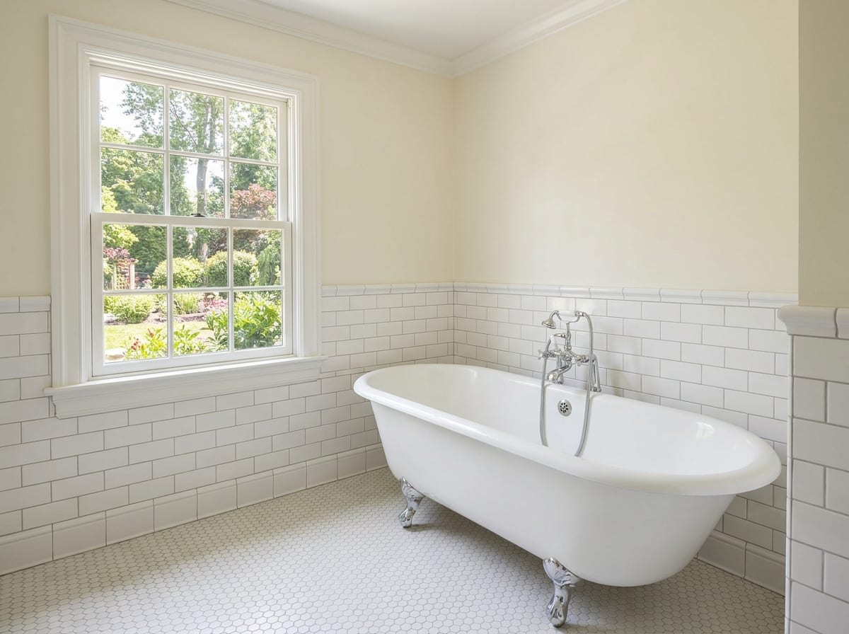 Soaking tub — bathroom design idea