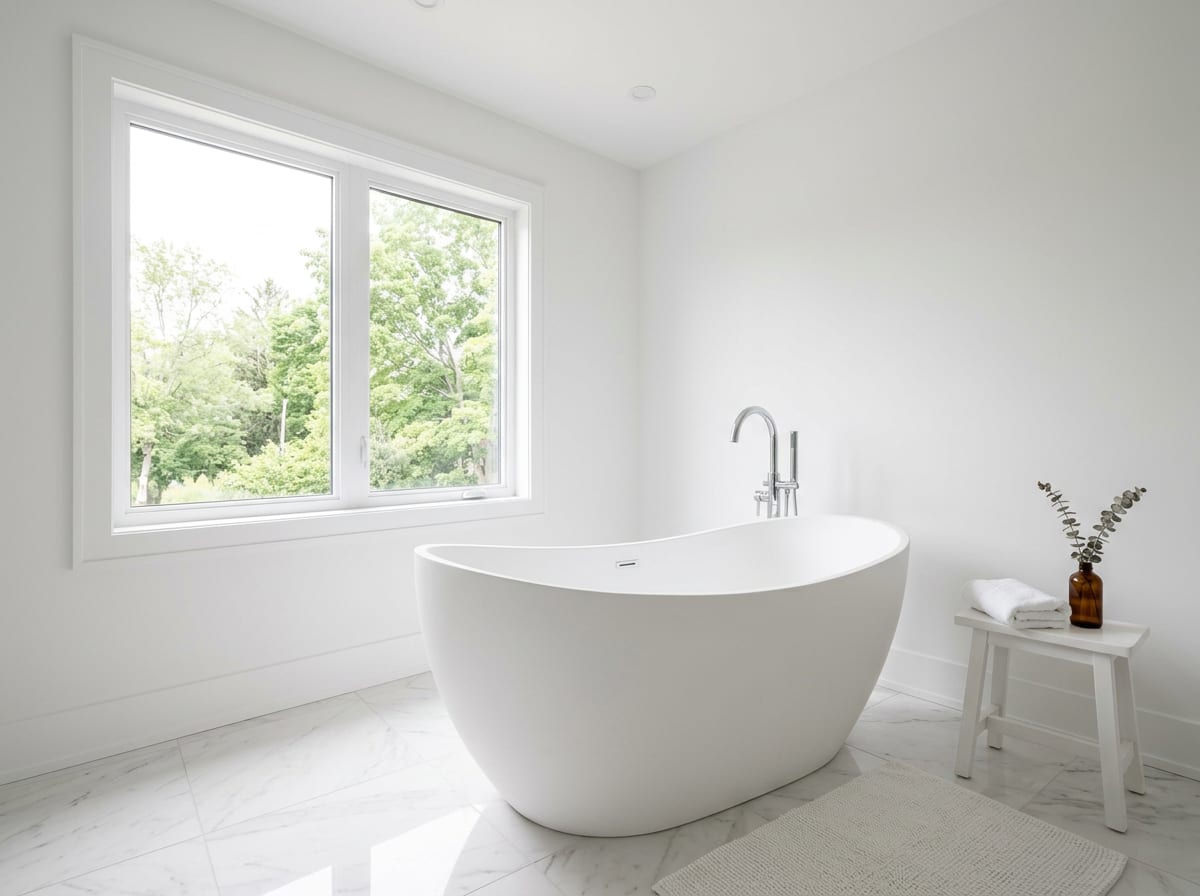 Soaking tub — bathroom design idea