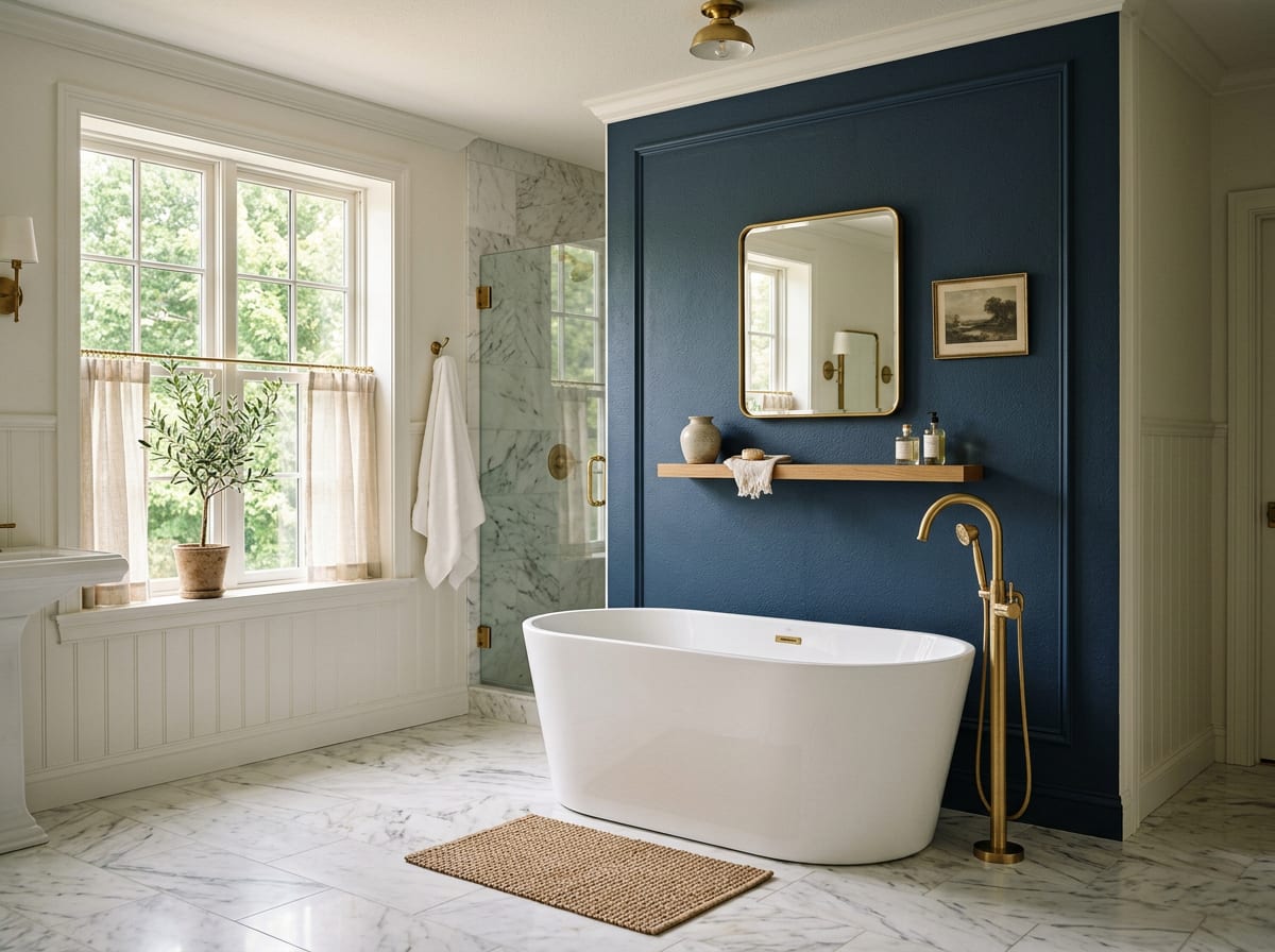 Soaking tub — bathroom design idea