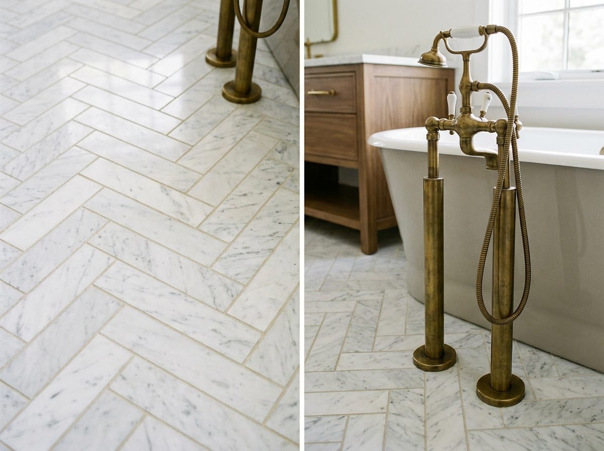 Tile & finishes — bathroom design idea