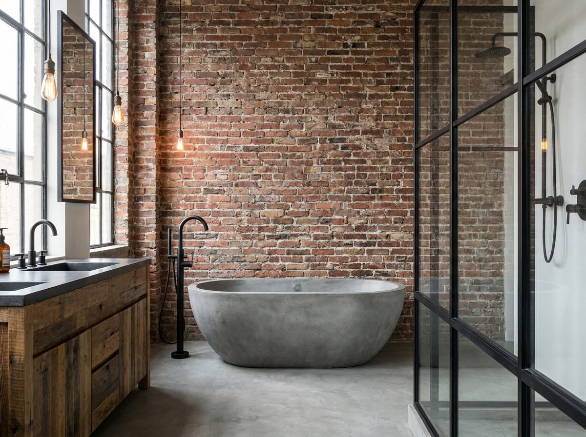 Soaking tub — bathroom design idea