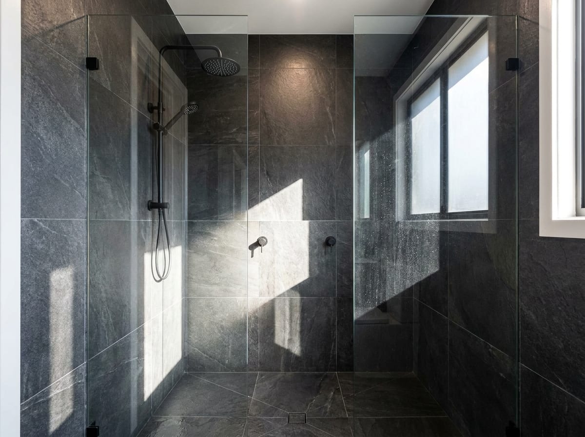 Walk-in shower — bathroom design idea