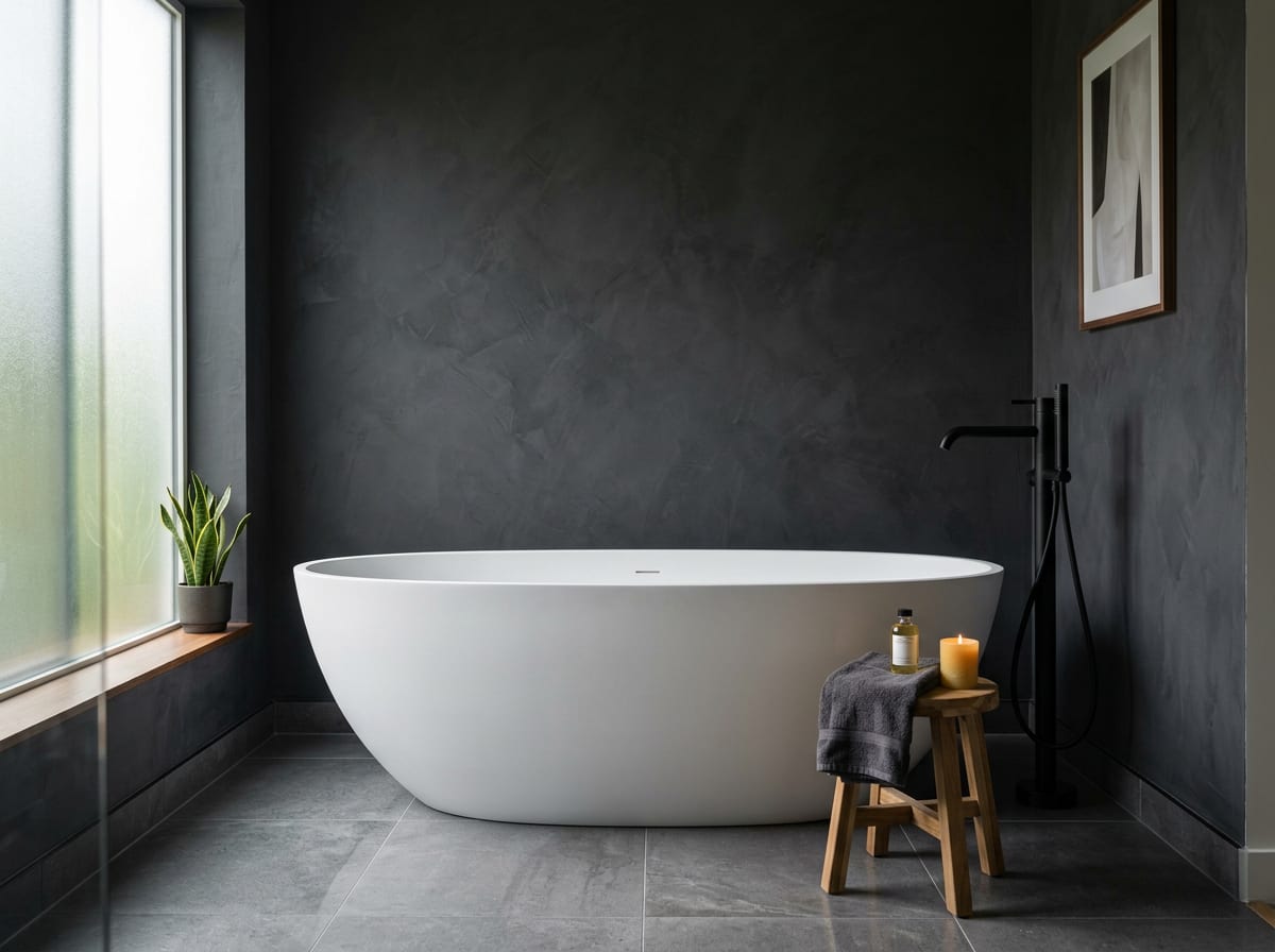 Soaking tub — bathroom design idea