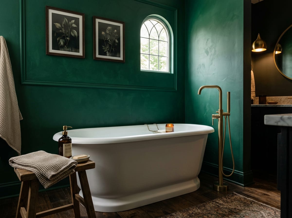Soaking tub — bathroom design idea