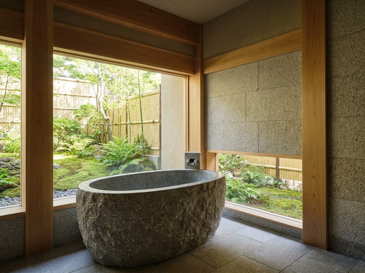 Soaking tub — bathroom design idea