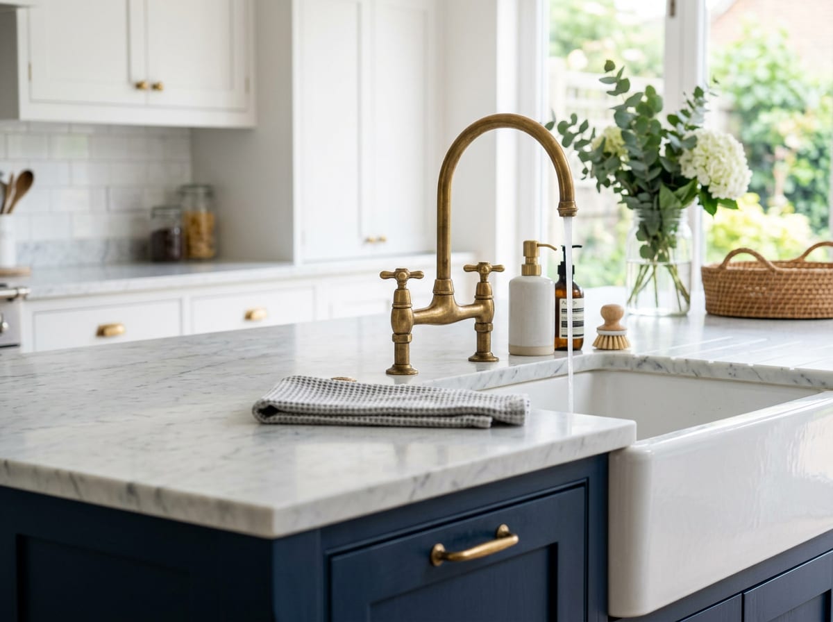 Countertops & finishes — kitchen design idea