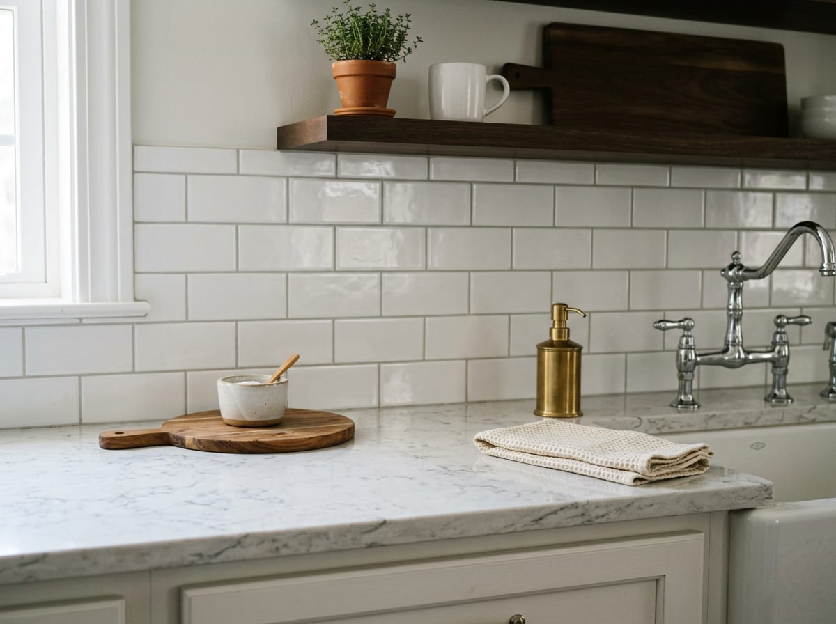 Countertops & finishes — kitchen design idea