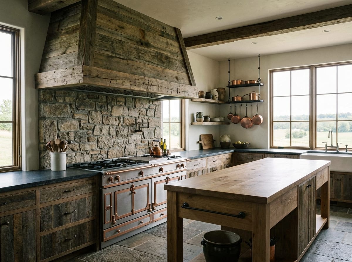 Range & backsplash — kitchen design idea