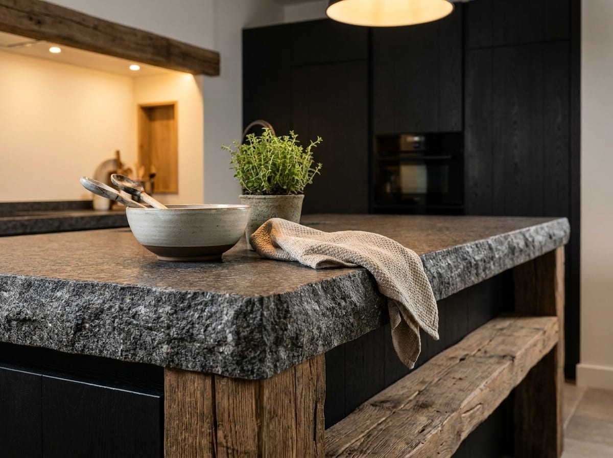 Countertops & finishes — kitchen design idea