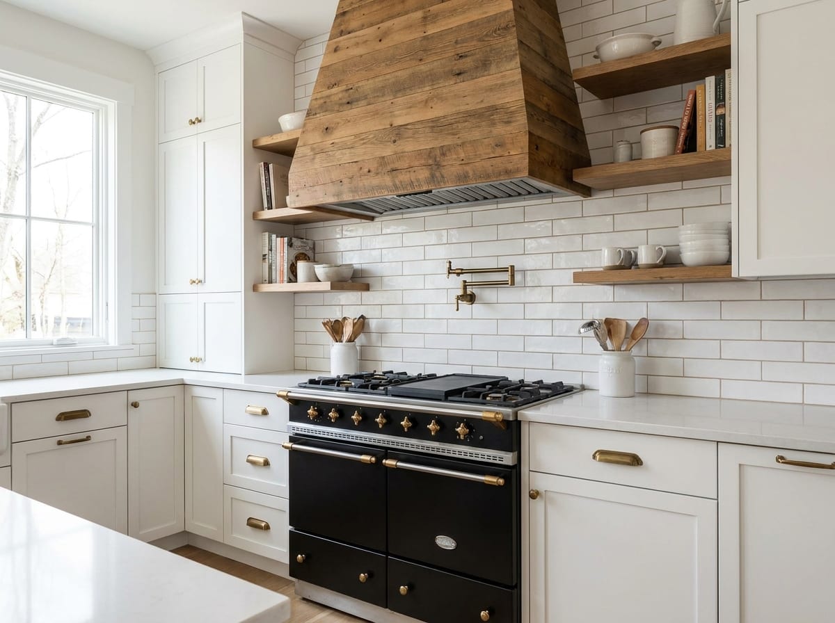 Range & backsplash — kitchen design idea