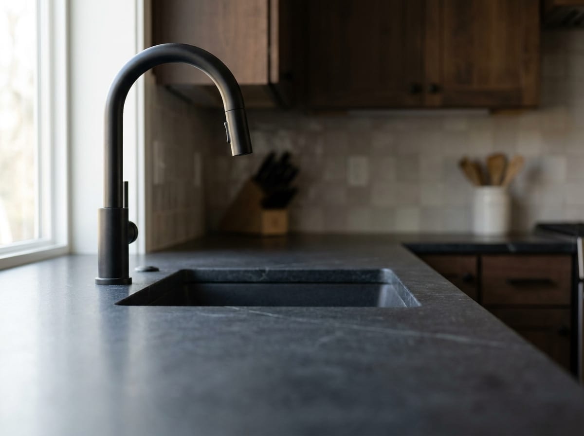 Countertops & finishes — kitchen design idea