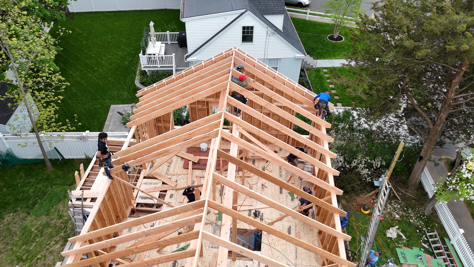 Second Story — Framing — Omega Development home additions
