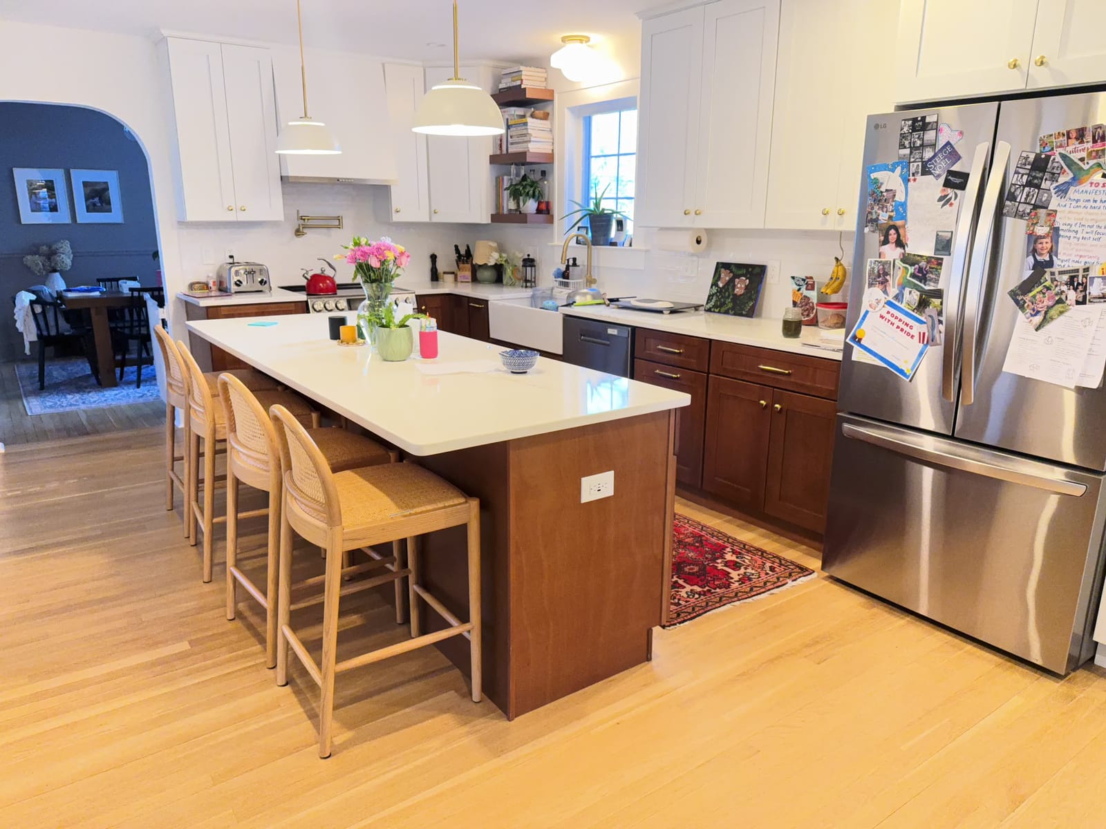 Two-Tone Island Kitchen — Omega Development kitchen remodel