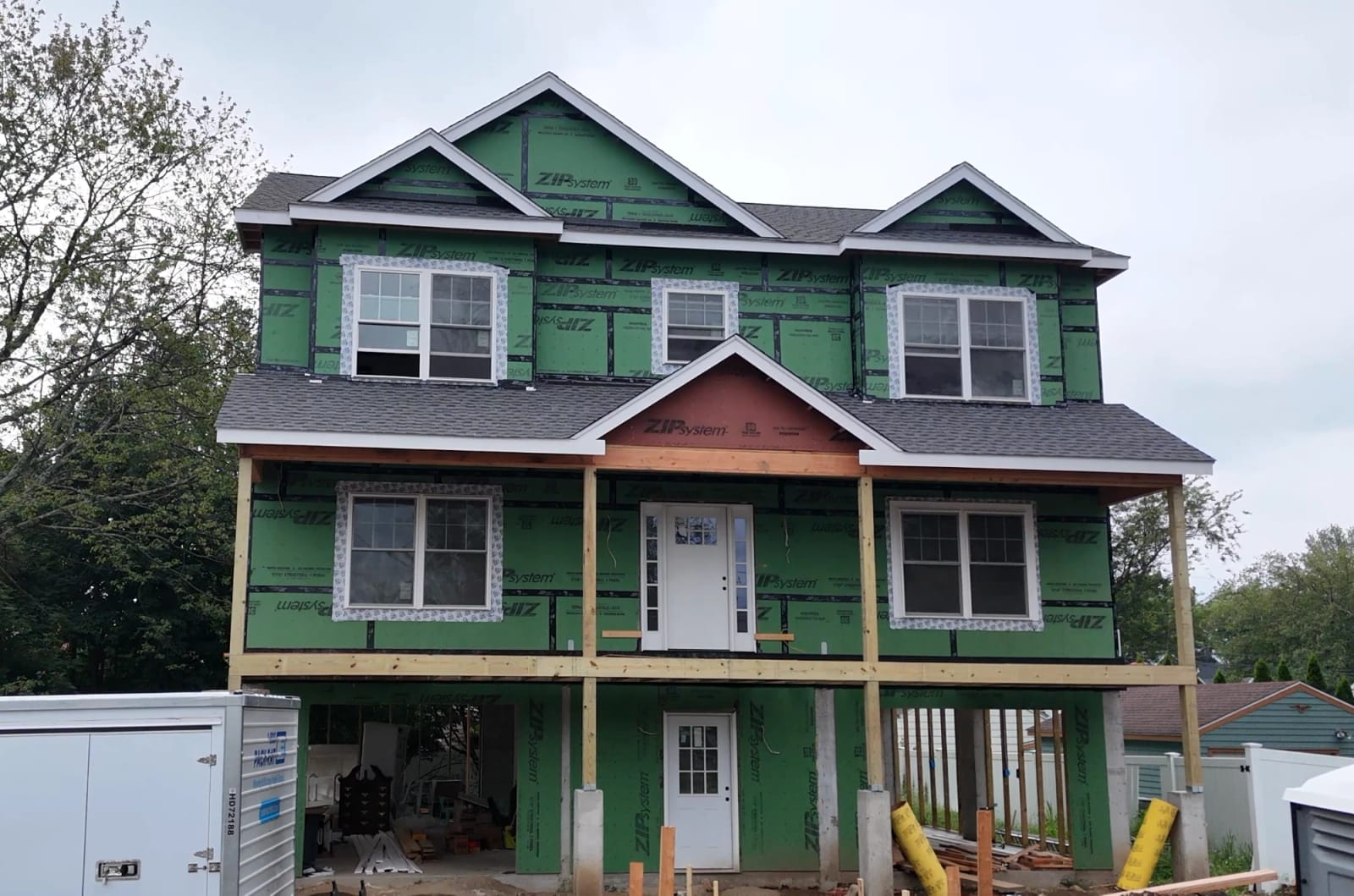 Windows, Roof & Porch — Omega Development new construction