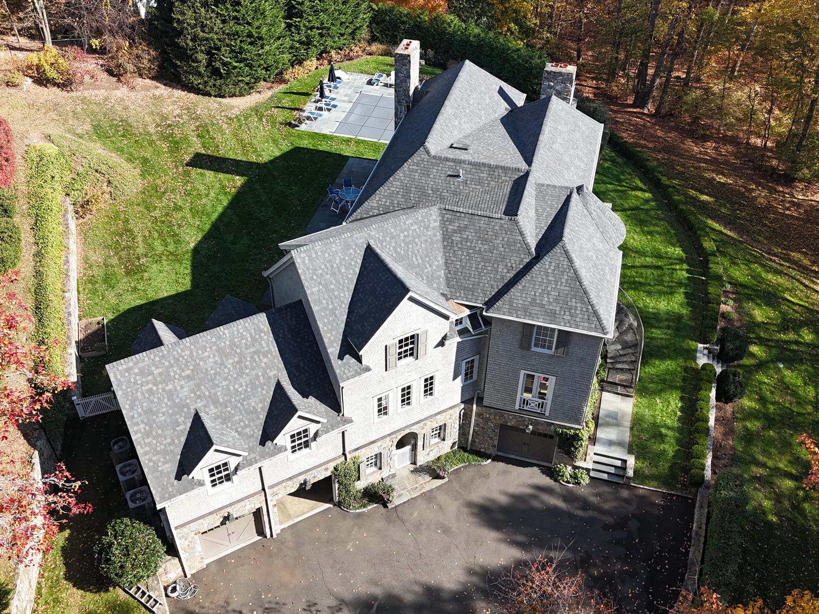 Finished Roof From Above — Omega Development roofing