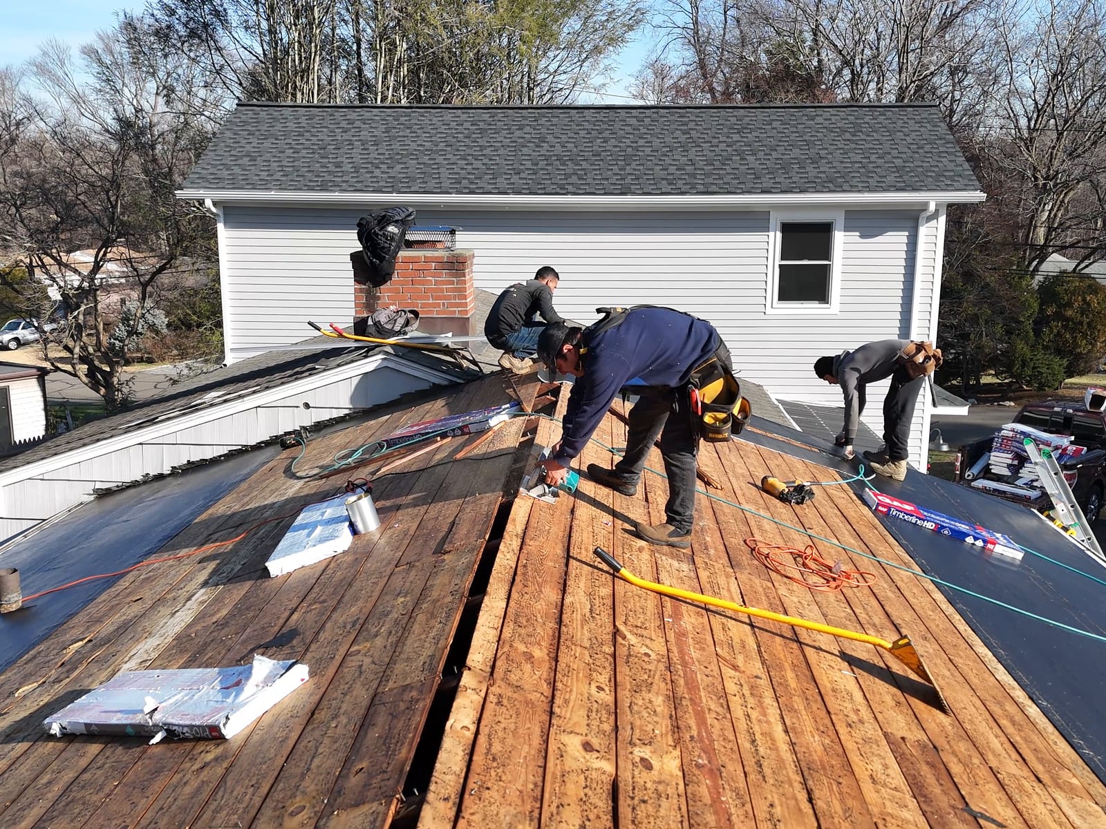 New Roof Decking — Omega Development roofing
