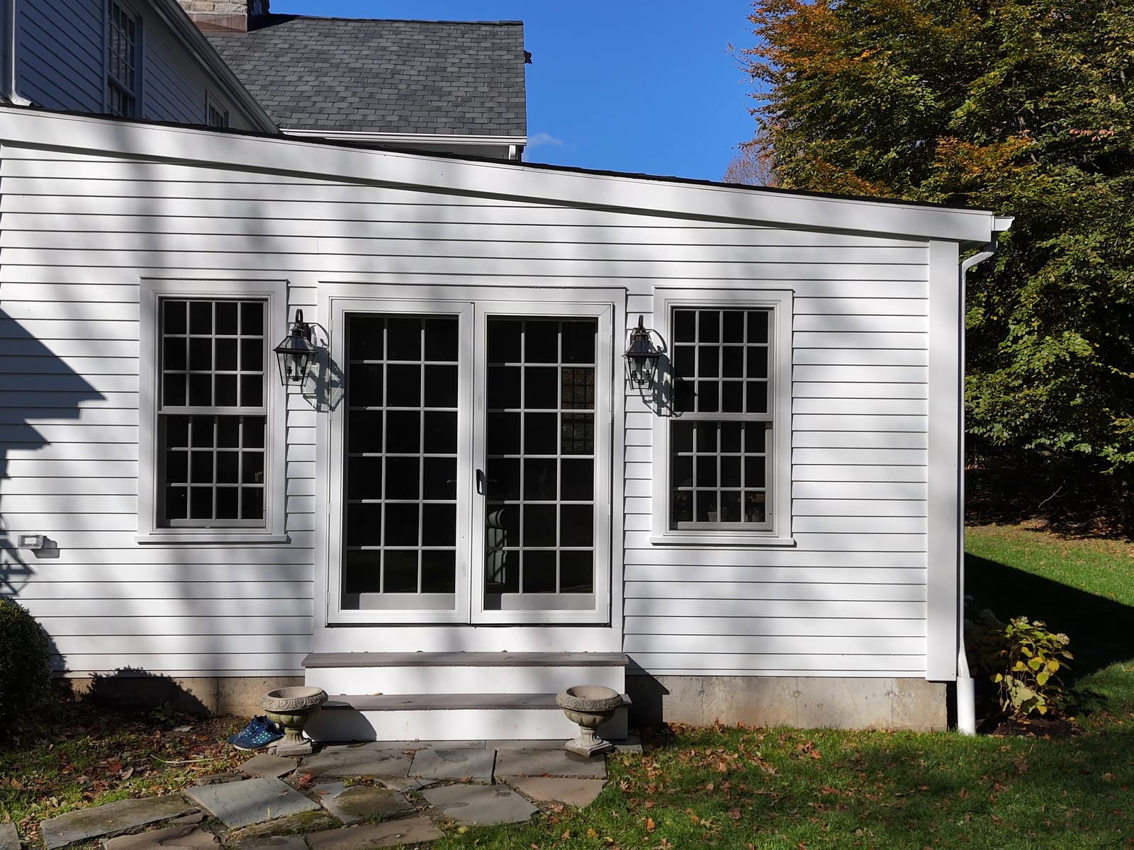 Siding on a Sunroom Addition — Omega Development siding